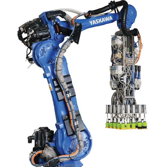 Smart mixed case palletizer